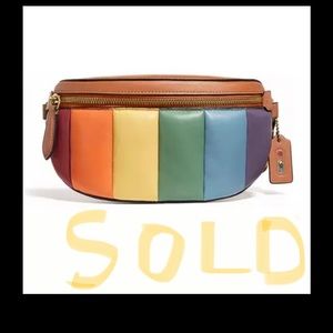 SOLD!!!!!!! Coach Pride Bethany Belt Bag New!
